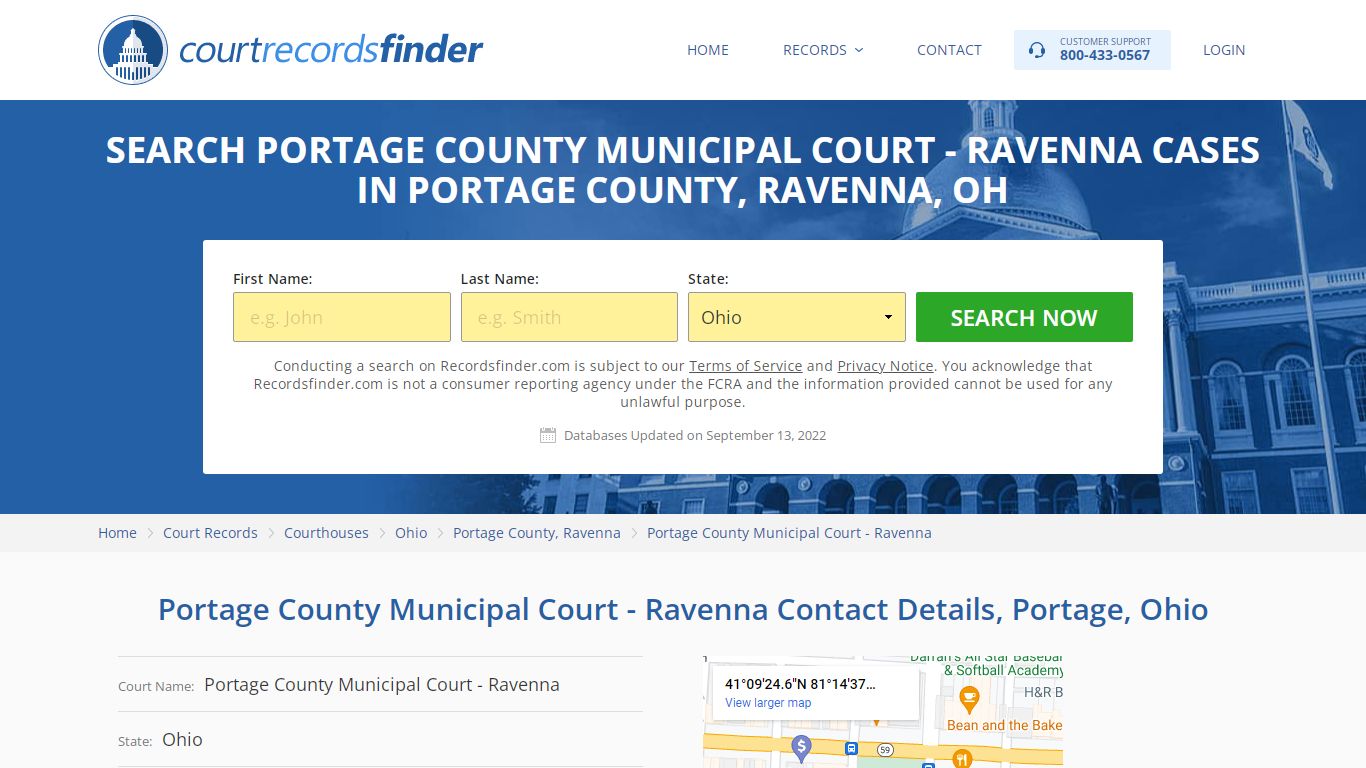 Search Portage County Municipal Court - RecordsFinder